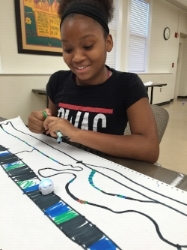 The Library Foundation - Girl with ozobot